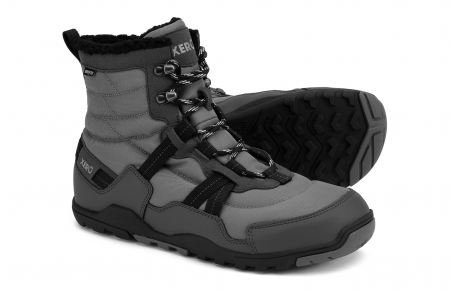 Ghete barefoot iarnă XERO SHOES ALPINE Bărbați - Asfalt/Negru [1]