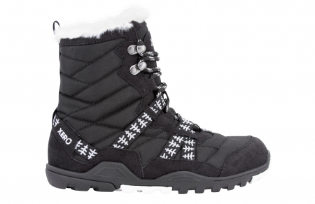 Outdoor/Trekkings - Ghete barefoot iarnă XERO SHOES ALPINE Femei - Negru Braduț