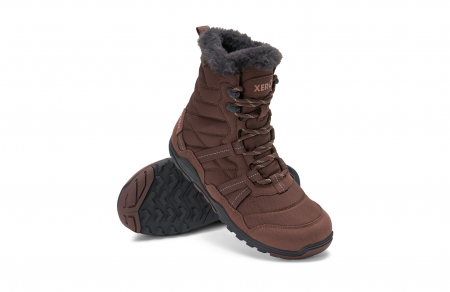 Ghete barefoot iarnă XERO SHOES ALPINE Femei - Roșu Întunecat [6]