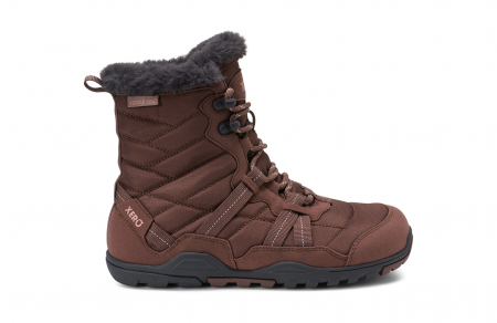 Reduceri - Ghete barefoot iarnă XERO SHOES ALPINE Femei - Roșu Întunecat