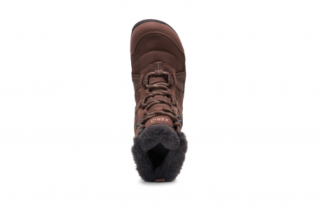 Ghete barefoot iarnă XERO SHOES ALPINE Femei - Roșu Întunecat [7]