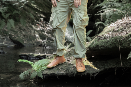 Ghete barefoot MUKISHOES Raw Leather (winter version) - Maro [6]