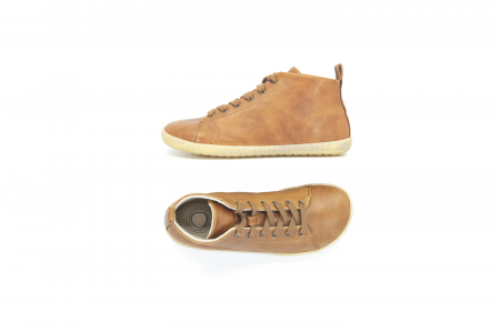 Ghete barefoot MUKISHOES Raw Leather (winter version) - Maro [3]