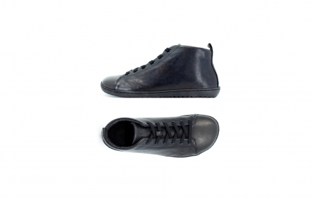 Ghete barefoot MUKISHOES Raw Leather (winter version) - Negru [4]