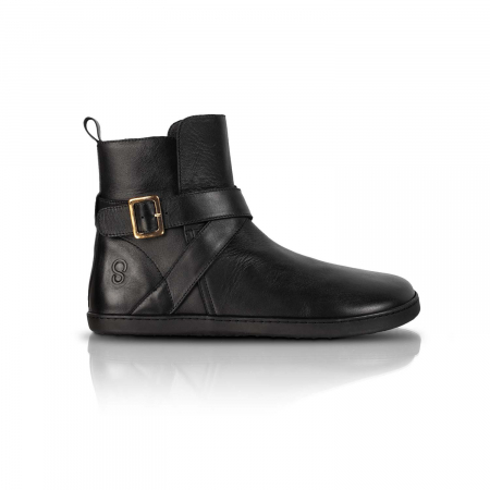 Cizme - Ghete barefoot SHAPEN DIVINE - Negru