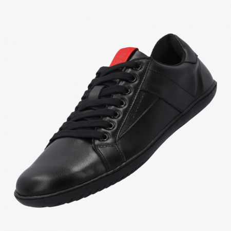Sneakers barefoot GROUNDIES MELBOURNE BAREFOOT+ MEN - Negru (wide/lat) [1]