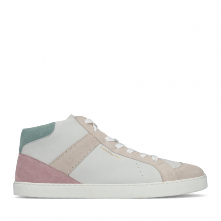 Femei - Sneakers barefoot GROUNDIES NOVA MID WOMEN - Bej / Roz