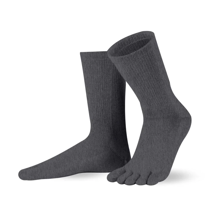 Accesorii - Șosete cu degete KNITIDO Essentials Cotton & Merino  - Gri închis
