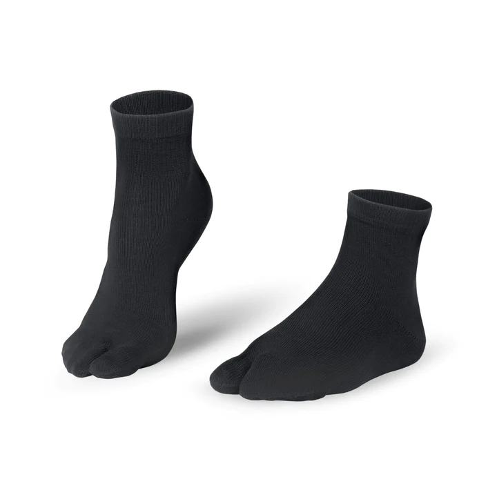 Șosete cu degete - Șosete cu degete KNITIDO Tabi Cotton Midi  - Gri închis
