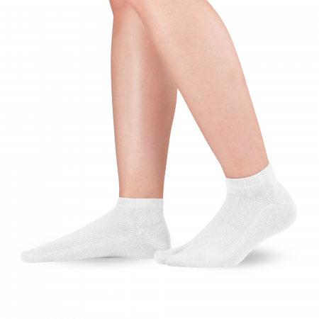 Șosete cu degete KNITIDO Tabi Cotton Sneaker  - Alb [1]