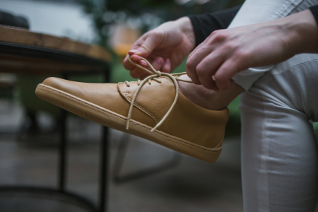 Pantofi barefoot CITYSCAPE - Maro caramel  [7]
