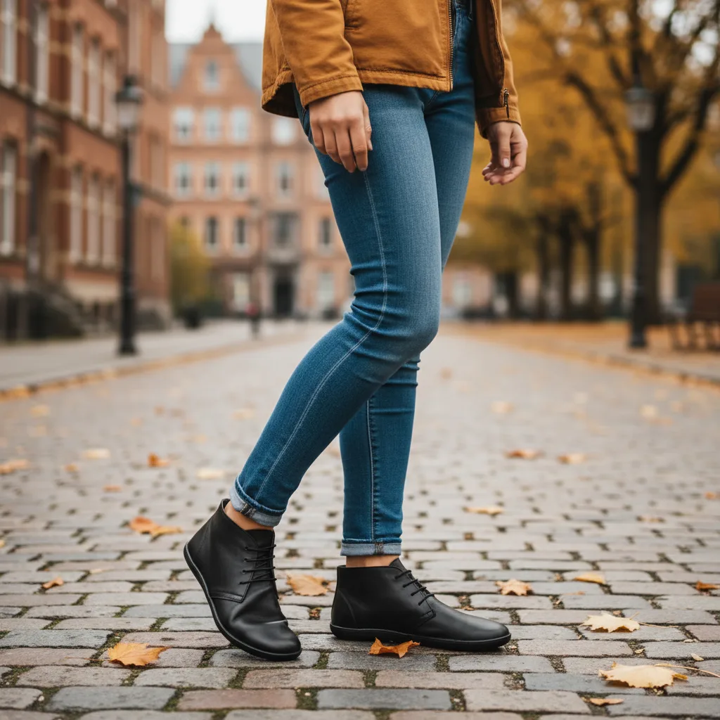 Pantofi barefoot GROUNDIES MILANO - Negru [1]