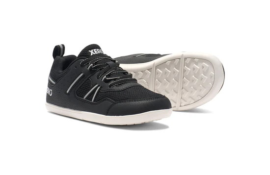 Pantofi barefoot sport copii XERO SHOES PRIO BIG KIDS - Negru/Alb [2]