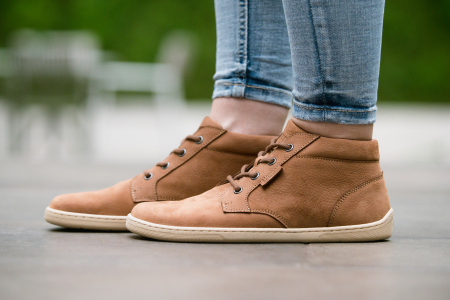 Pantofi barefoot BE LENKA SYNERGY - Cognac & Bej [1]