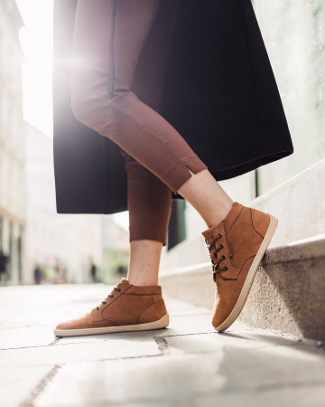 Pantofi barefoot BE LENKA SYNERGY - Cognac & Bej [11]