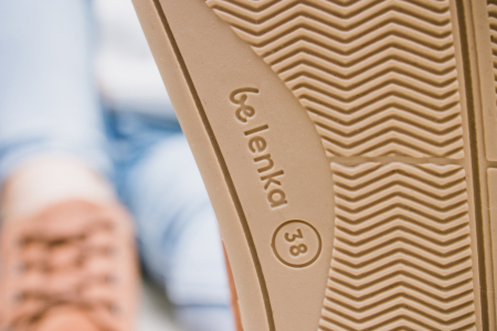 Pantofi barefoot BE LENKA SYNERGY - Cognac & Bej [5]