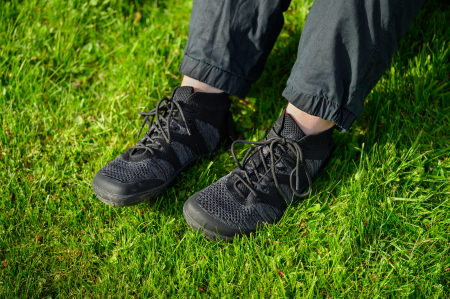 Pantofi sport barefoot FREET SWALE –Negru & gri [3]
