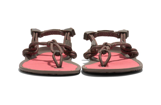 Sandale barefoot femei XERO SHOES AQUA CLOUD – Morel / Sunset Coral [5]