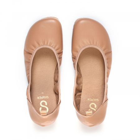 Balerini barefoot SHAPEN TULIP 3.0 - Bej  (wide/lat) [4]