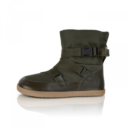 Cizme barefoot iarnă SHAPEN FROSTY - Verde măsliniu [10]