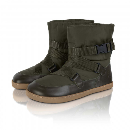 Cizme barefoot iarnă SHAPEN FROSTY - Verde măsliniu [2]