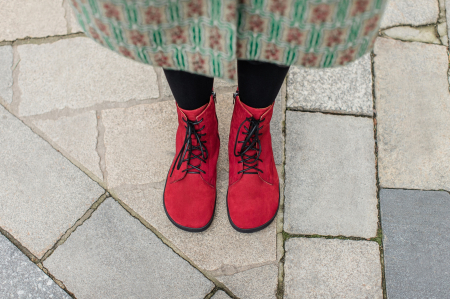 Ghete barefoot SHAPEN COZY - Bordeaux [1]