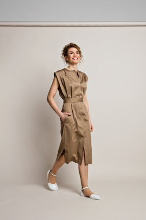 Sandale barefoot SHAPEN POPPY - Alb [1]