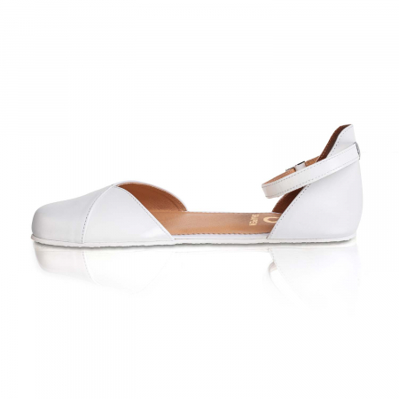 Sandale barefoot SHAPEN POPPY - Alb [10]
