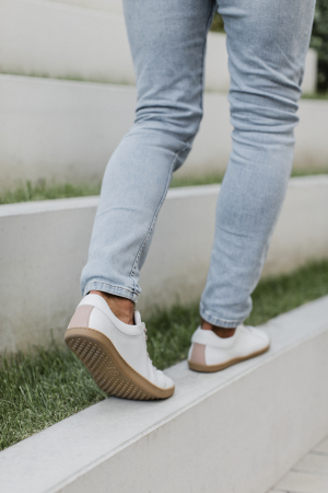 Sneakers barefoot SHAPEN FEELIN UNI Vegan - Alb & bej [7]