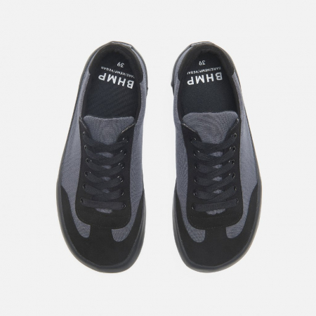 Sneakers barefoot BOHEMPIA FELIX - Gri închis / Negru (regular) [8]