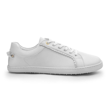 Nuntă - Sneakers Barefoot SHAPEN FEELIN CHIC Vegan - Alb