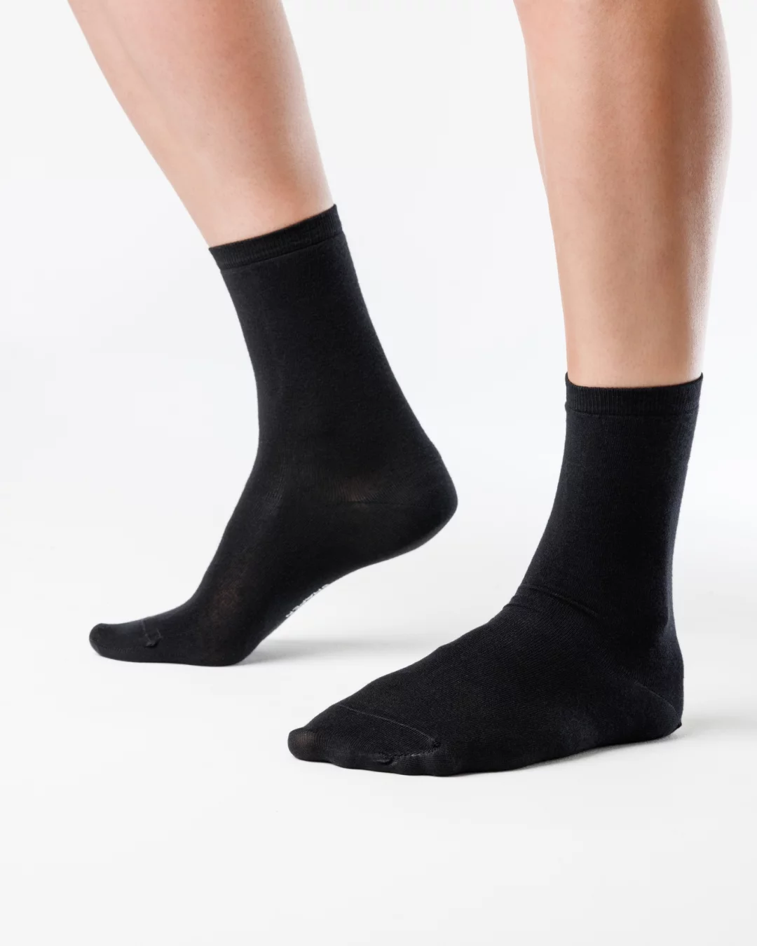 Șosete cu forma piciorului - Șosete barefoot SHAPEN Smooth - Negru