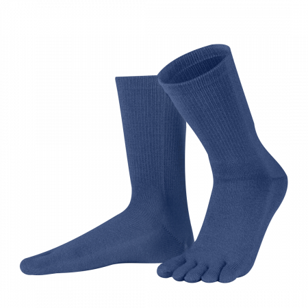 Șosete cu degete - Șosete cu degete KNITIDO Essentials Cotton & Merino - Albastru închis
