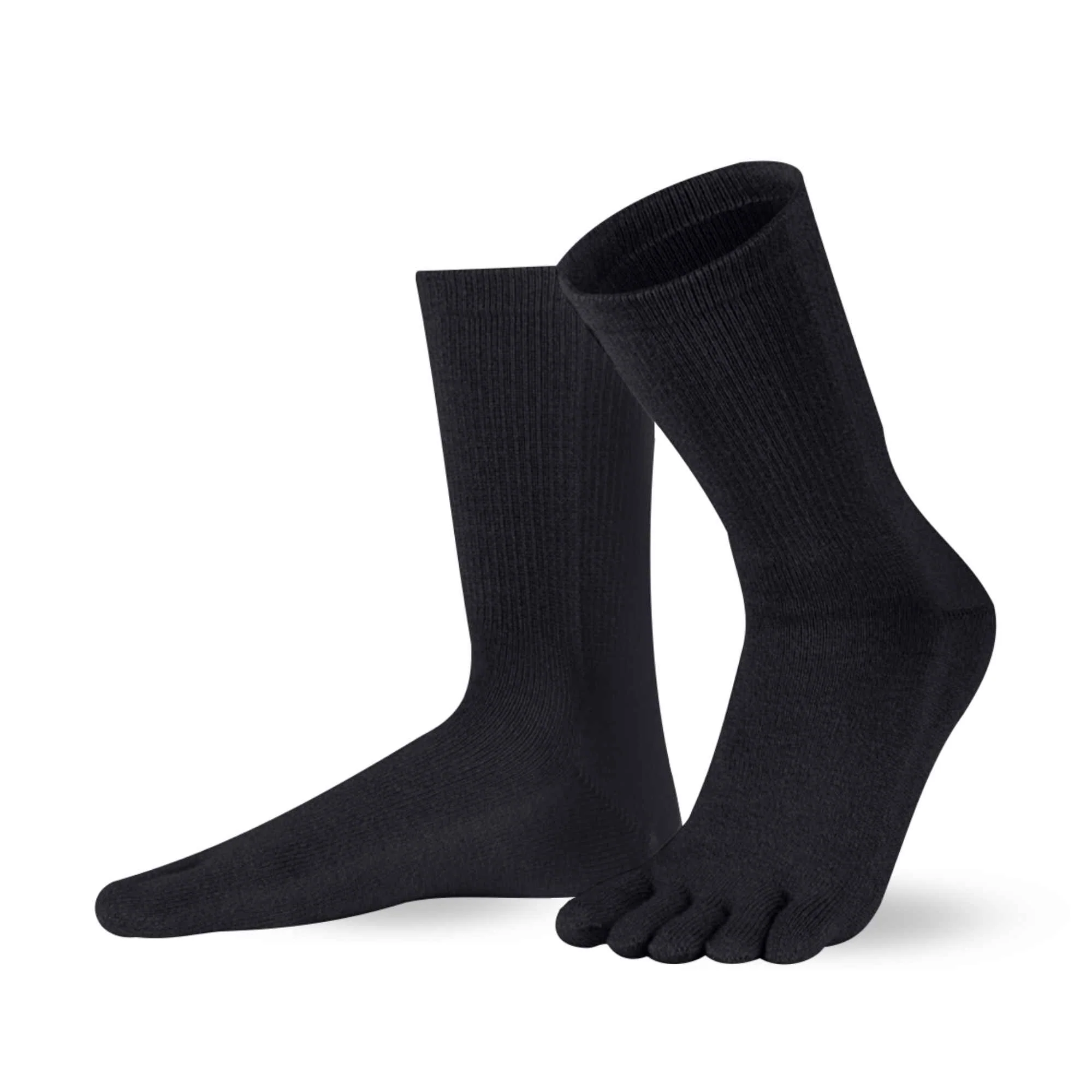 Accesorii - Șosete cu degete KNITIDO Essentials Cotton & Merino - Negru