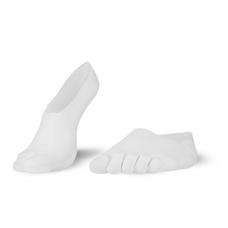 Șosete cu degete - Șosete cu degete KNITIDO Essentials Cotton No Show - Alb