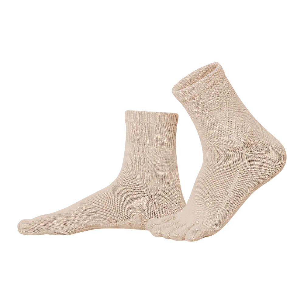 Accesorii - Șosete cu degete KNITIDO Dr. Foot Platfus - Bej