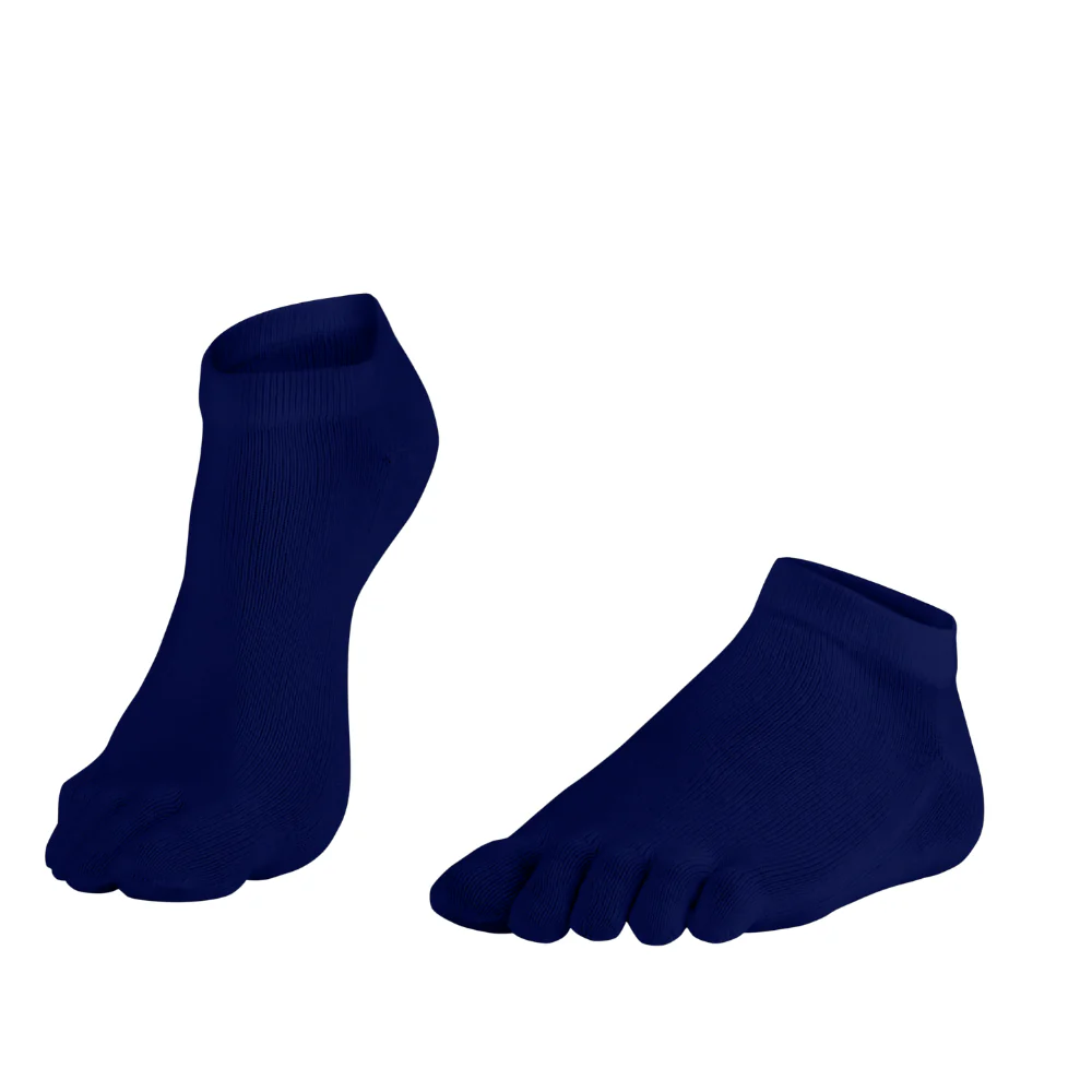 Accesorii - Șosete cu degete KNITIDO Dr. Foot Silver Protect Sneaker - Bleumarin