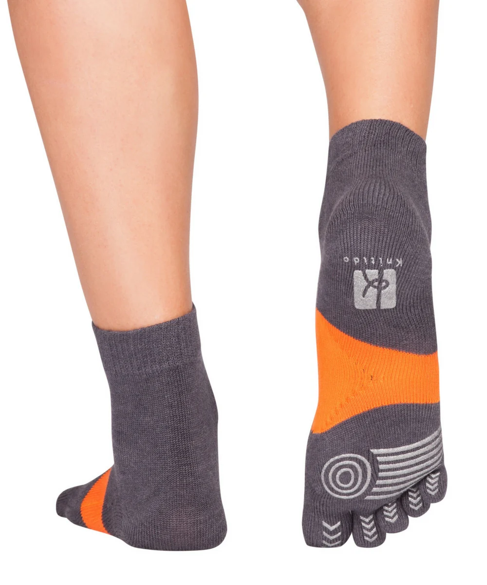 Accesorii - Șosete cu degete KNITIDO Marathon TS - Gri / Portocaliu