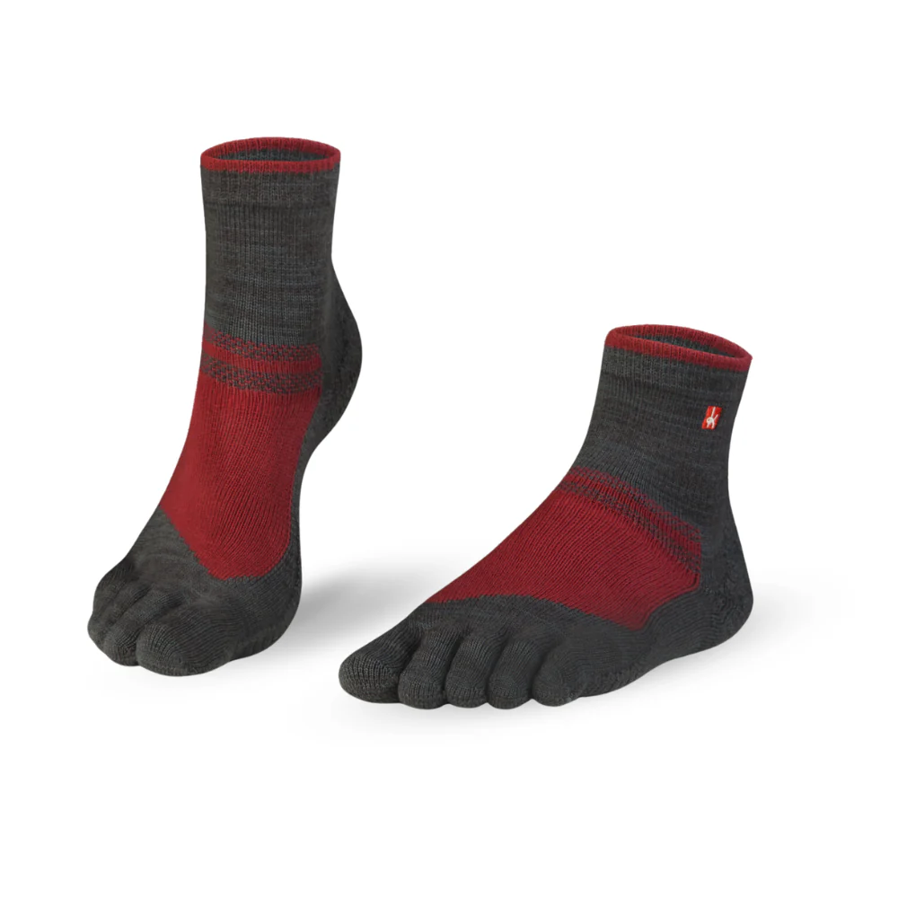 Accesorii - Șosete cu degete KNITIDO Outdoor Medii - Gri / Roșu