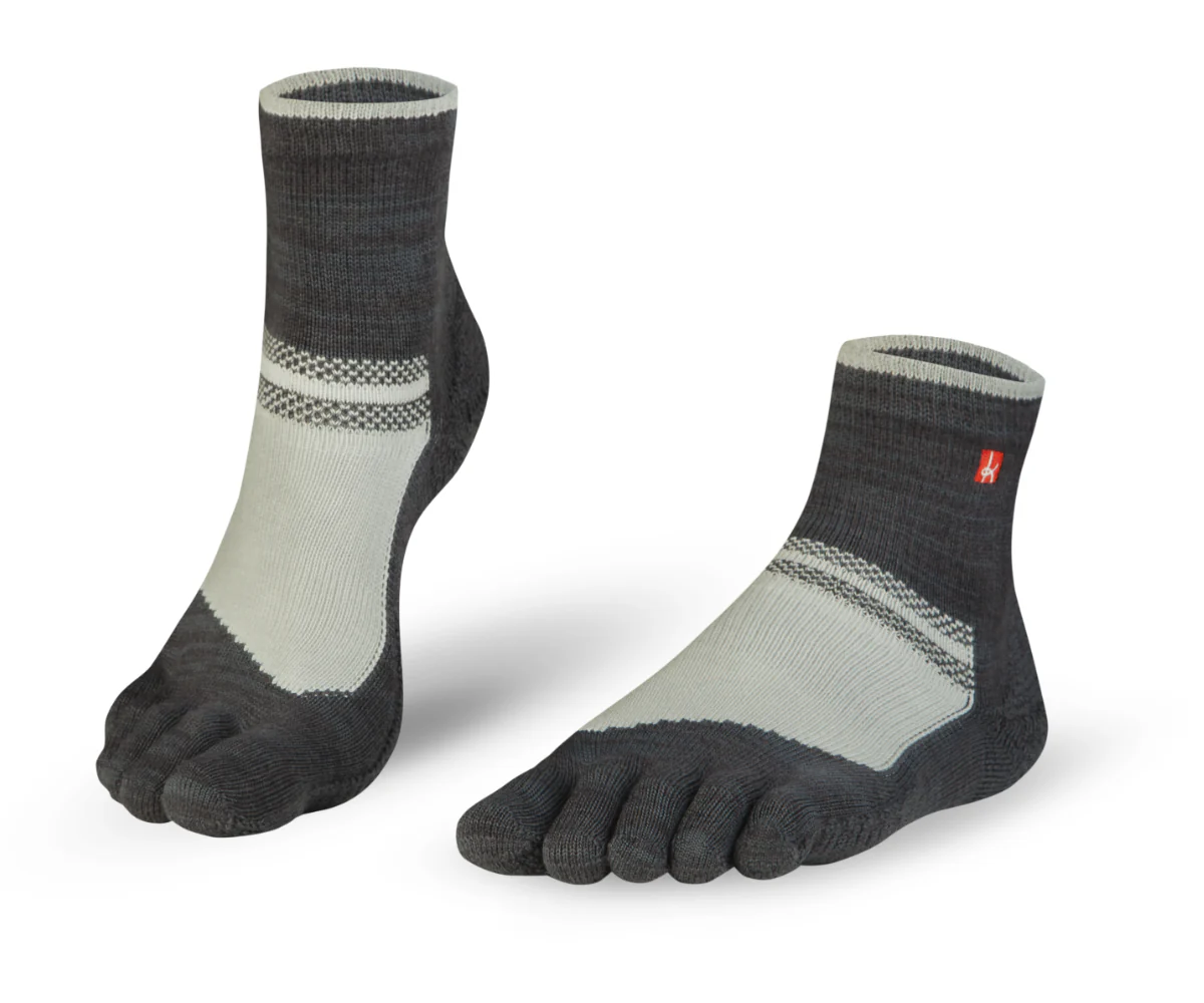 Accesorii - Șosete cu degete KNITIDO Outdoor Midi hiking - Gri / Gri deschis