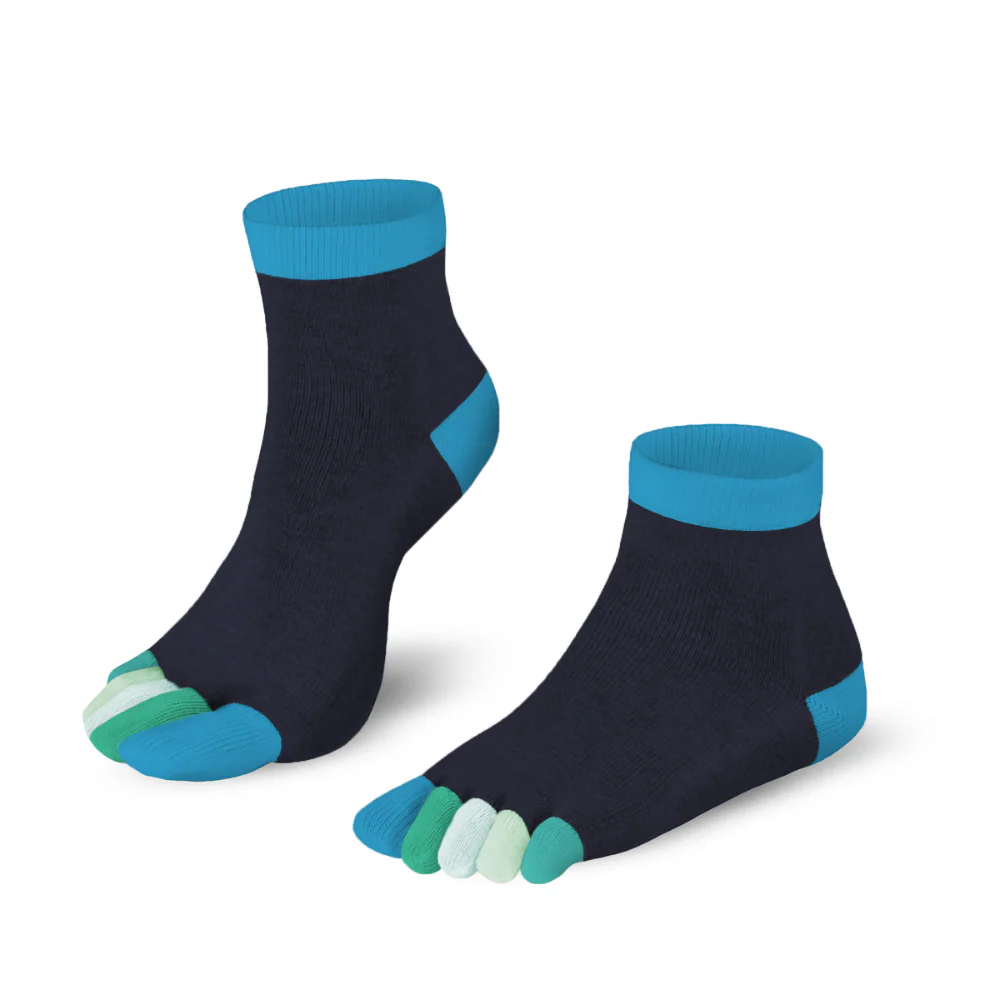 Șosete cu degete - Șosete cu degete KNITIDO Rainbows Scurte - Oceans Five