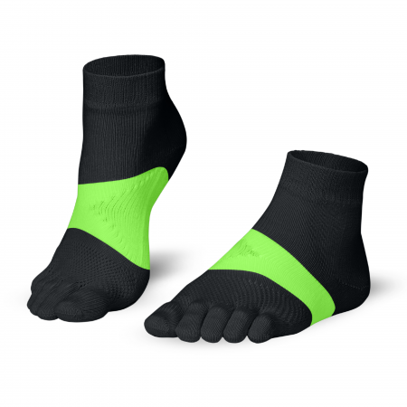 Accesorii - Șosete cu degete KNITIDO MTS Tornado - Antracit / Verde neon