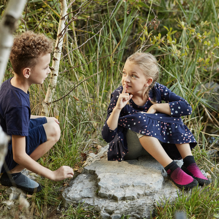 Șosete-pantofi barefoot copii SKINNERS KIDS LINE 2.0 – Roz [5]
