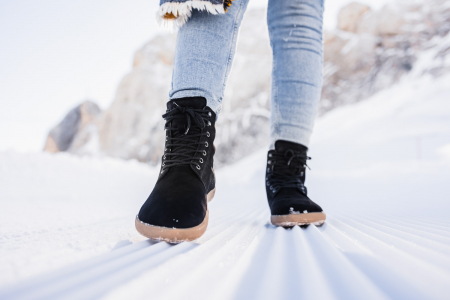 Ghete barefoot iarnă BE LENKA WINTER 3.0 - Negru mat [13]