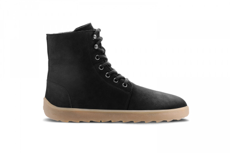 Ghete - Ghete barefoot iarnă BE LENKA WINTER 3.0 - Negru mat