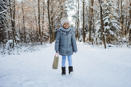 Ghete barefoot iarna copii BE LENKA SNOWFOX KIDS 2.0 - Negru [4]