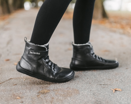 Ghete barefoot iarnă copii BE LENKA WINTER KIDS - Negru [1]