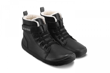 Ghete barefoot iarnă copii BE LENKA WINTER KIDS - Negru [4]
