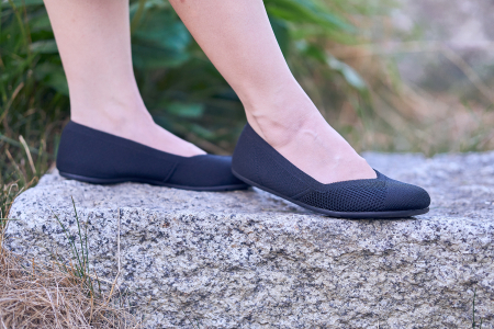 Balerini barefoot XERO SHOES PHOENIX Knit – Negru [9]