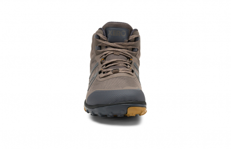 Ghete barefoot drumeție XERO SHOES SCRAMBLER MID II Bărbați – Maro & gri [10]